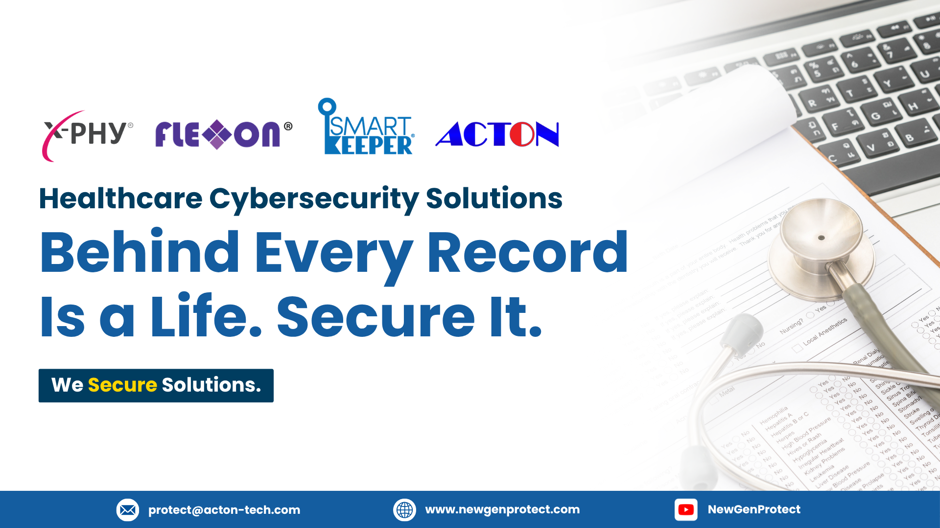 Securing Data Means Protecting Lives | Healthcare Solutions